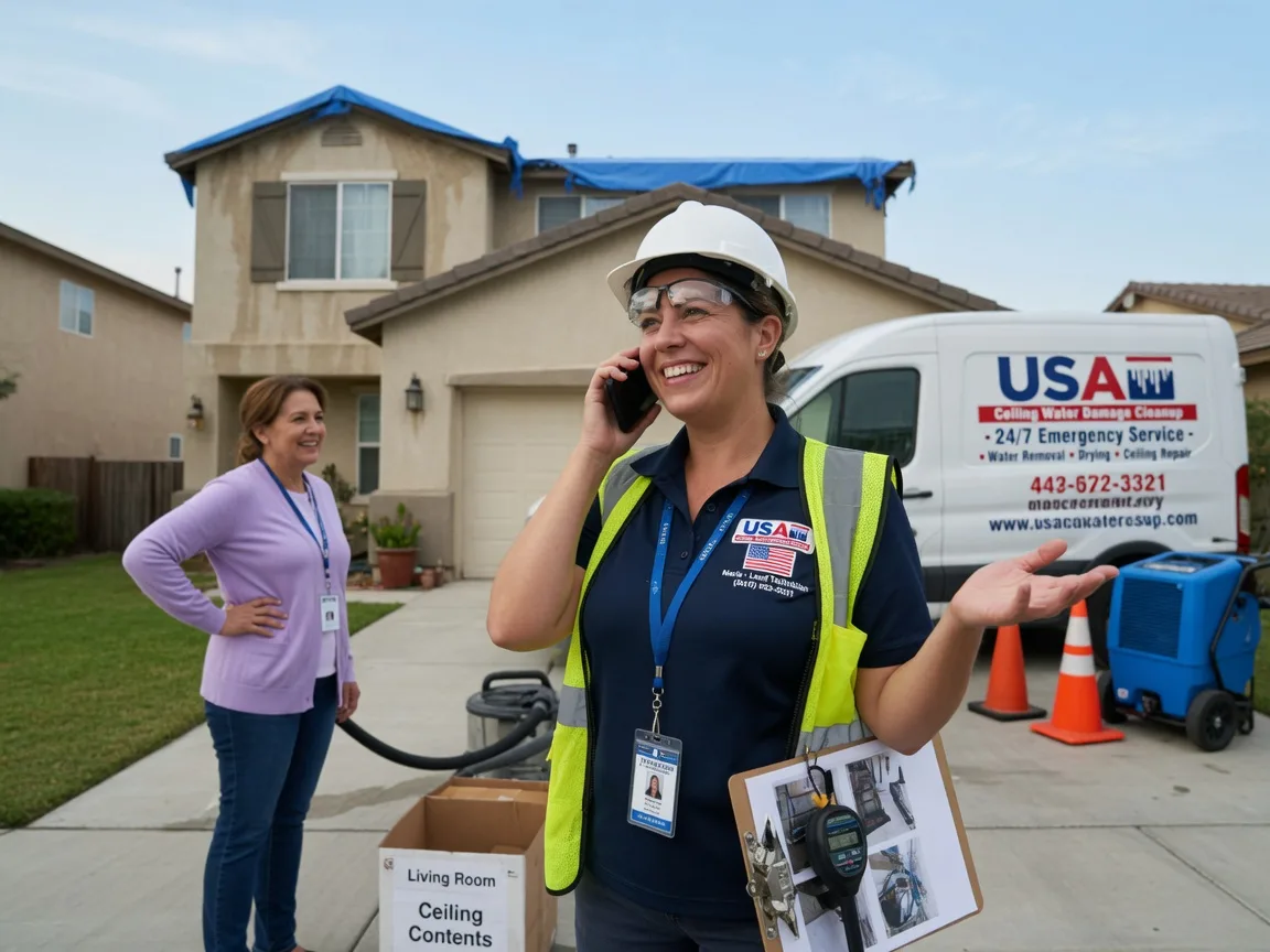 Ceiling Water Damage Restoration Coello, IL FAQs